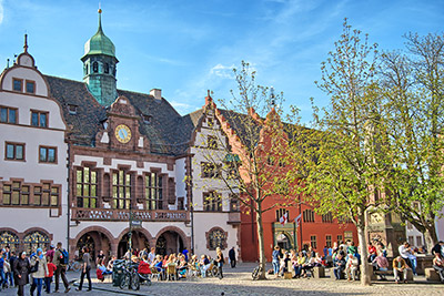 Rathausplatz in Freiburg im Breisgau